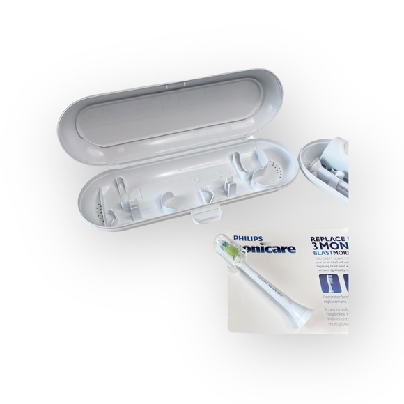 Phillips Sonicare ⁂ HX6150 Diamond Clean Toothbrush ⁂ UV Clean ⁂ 2 Handle Set ⁂ - Picture 7 of 16